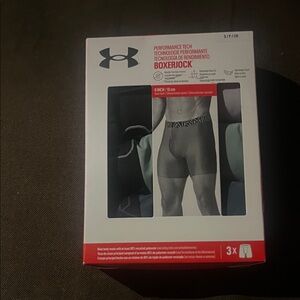 Under armor Performance teck tecknologie performante boxer jock 2 pack. 3 pack.